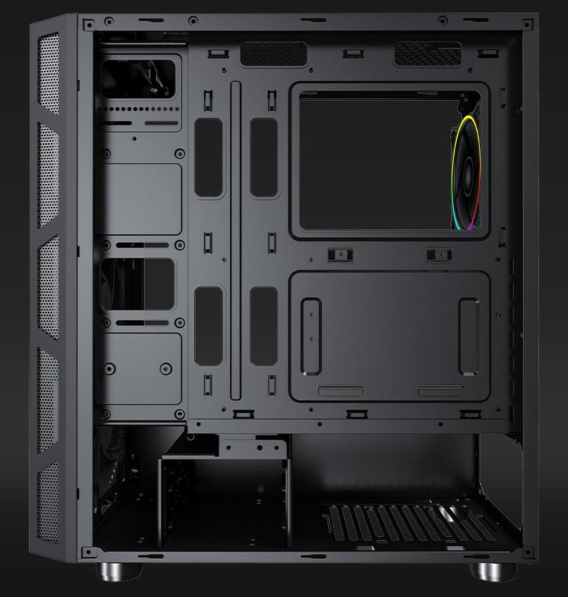 Carcasa AQIRYS ANTARES Mid Tower ARGB NEGRU - imagine 8