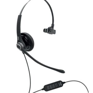 Casti cu microfon Axtel PRO XL mono NC WB, negru