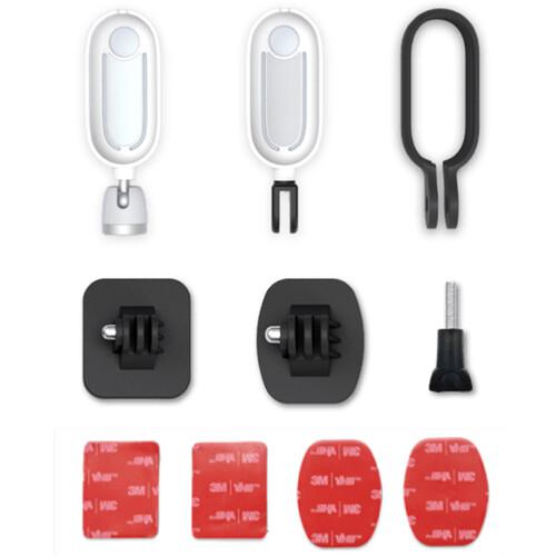 Adaptor montare Insta360 GO2, material: plastic, culoare: alb si negru - imagine 3