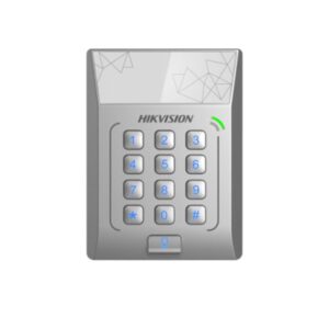 Cititor standalone cu tastatura si card de proximitate Hikvision DS-