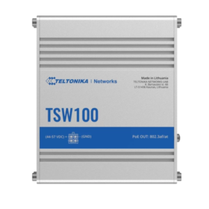 TELTONIKA INDUSTRIAL 5PORT Unmanaged POE+ Switch TSW100, Interfata: 5 x