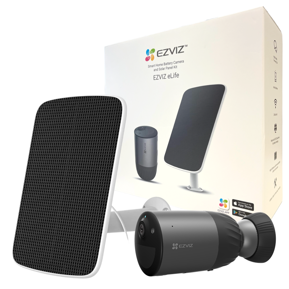 Kit Camera supraveghere video WIFI cu baterie Ezviz CS-BC1C-A0-2C4WPBDL cu