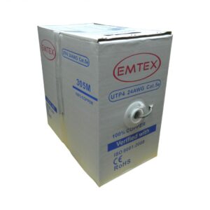 Cablu UTP categoria 5e full cupru EMT-UTP5E24AWG  / Emtex –