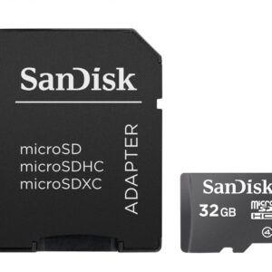 Card de Memorie MicroSDHC SanDisk 32GB, Adaptor SD, Class 4
