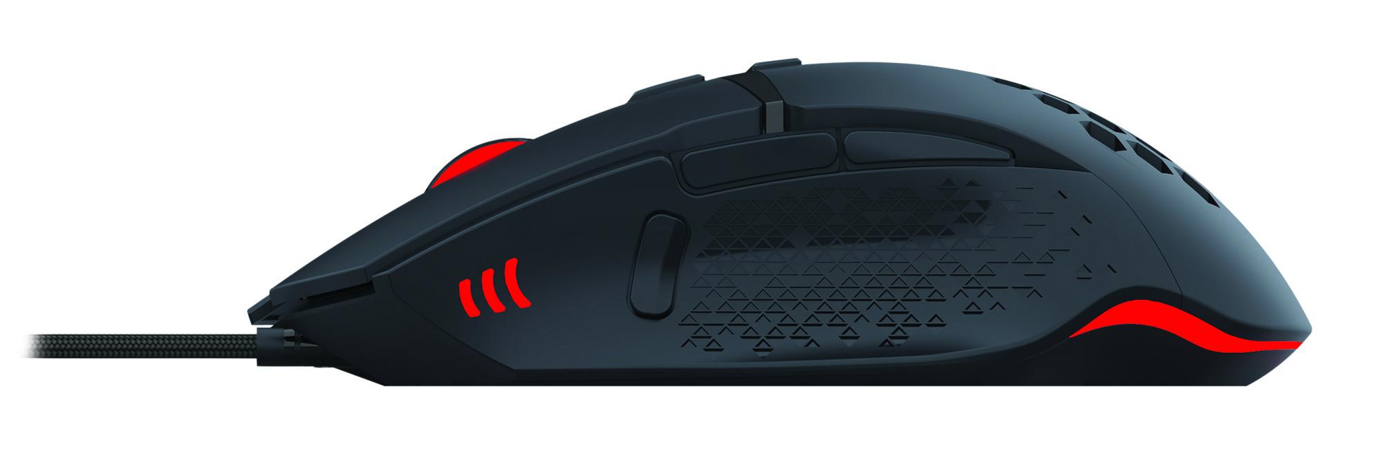 Mouse gaming Serioux Tobis, Senzor Sunplus 192, 1000-6400 DPI, switch - imagine 5