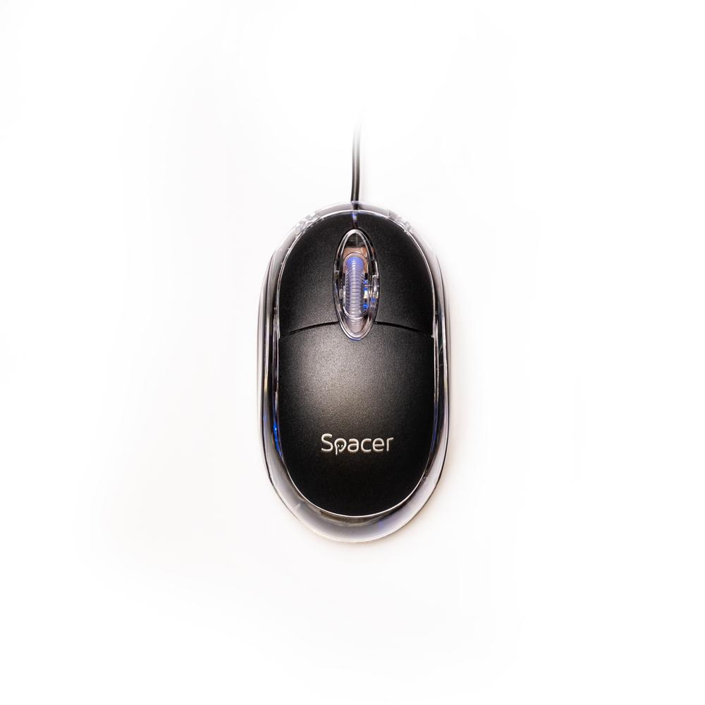 MOUSE Spacer, PC sau NB, cu fir, USB, optic, 800 - imagine 3
