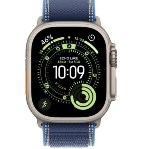 Apple Watch Ultra 3 GPS + Cellular 49mm Natural Titanium Case with Blue/Bright