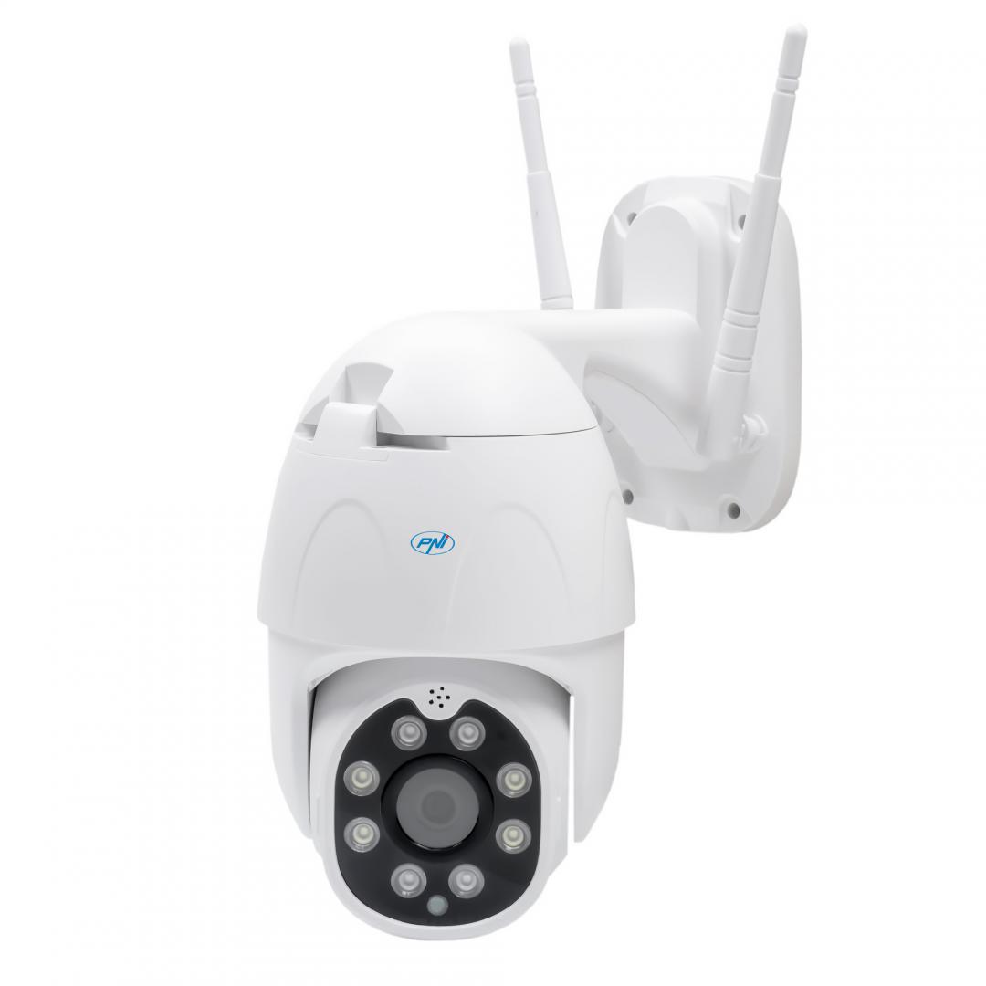 Camera supraveghere video wireless PNI IP230T 1080P cu PTZ, stand-alone, - imagine 4