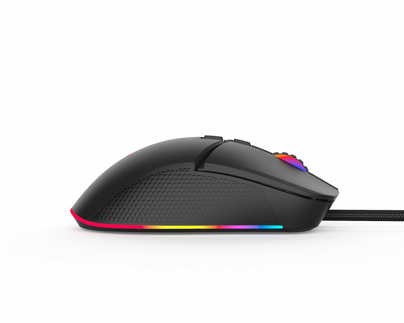 Mouse gaming Serioux Kayel, Senzor Sunplus 199, 800-6400 DPI, switch - imagine 5