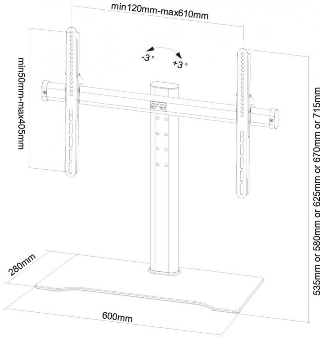Suport Monitor de Birou, Neomounts by Newstar FPMA-D1250BLACK, 32" - - imagine 3