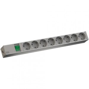 Bachmann IT  PDU 8 x prize Schuko, 1x Switch