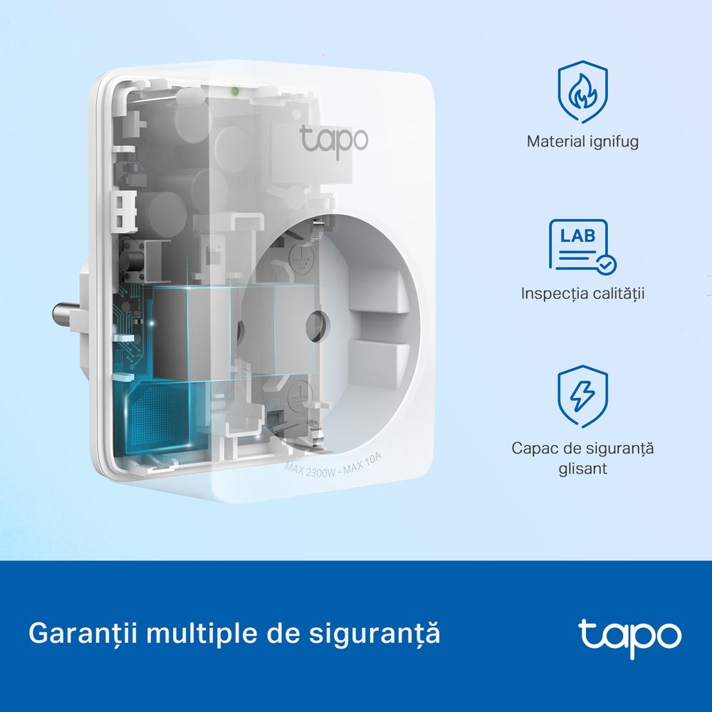 TP-LINK TAPO P100M Mini priză Wi-Fi smart, compatibilă cu Matter, - imagine 4