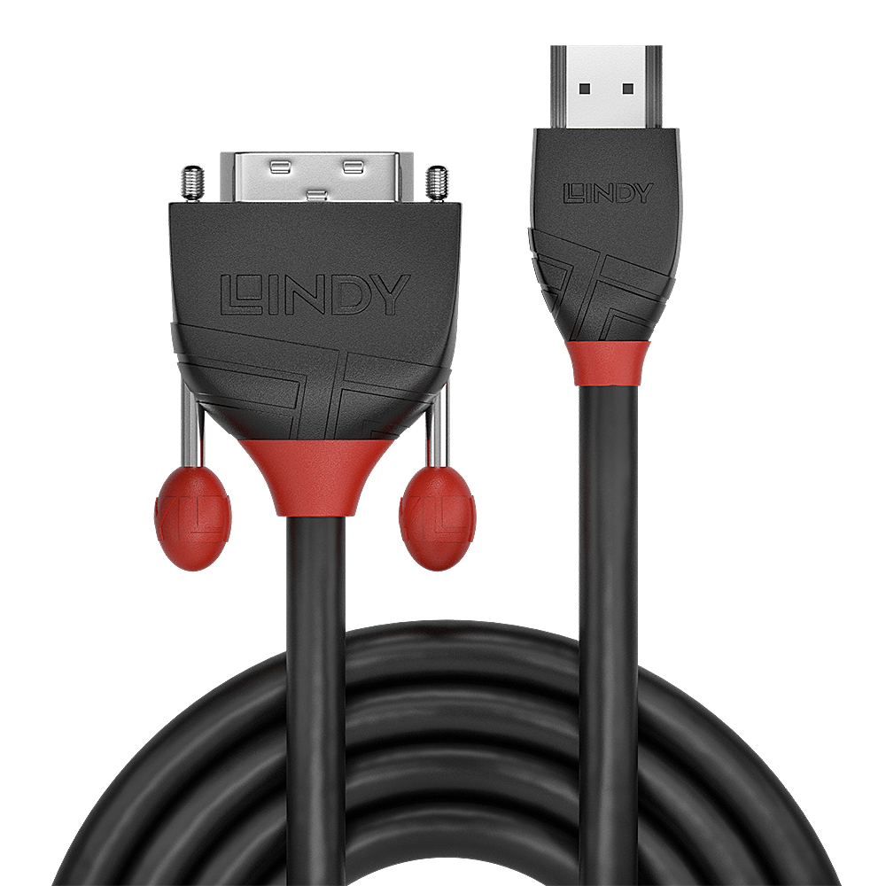 Cablu Lindy HDMI to DVI-D Cable, lungime 5m, rezolutie maxima