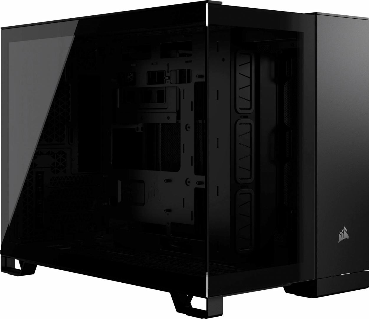 Carcasa CORSAIR 2500X Micro ATX Dual Chamber NEGRU - imagine 4