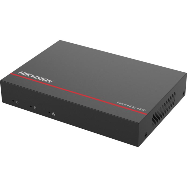 SSD NVR 4 canale DS-E04NI-Q1/4P(SSD1T), 2-ch@4 MP or 4-ch@1080p, iesire