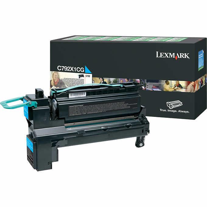 Toner Lexmark C792X1CG, cyan, 20 k, C792de , C792de Gov