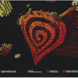 Mousepad Genesis PROMO ANCIENT STONE, material cauciuc + material textil,