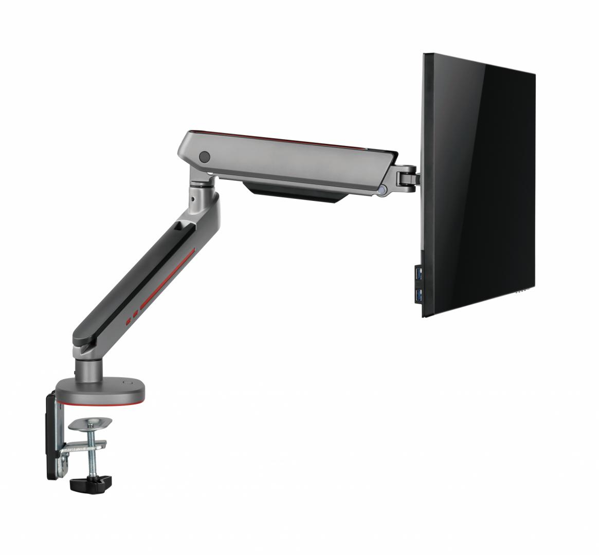 Brat pentru monitor, Material: Oțel, Aluminiu, Plastic, Suprafață finisaj : - imagine 12