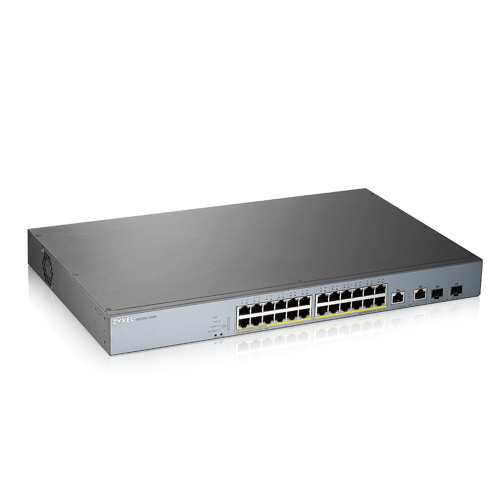 ZYXEL GS1350-26HP 24-PORT GBE POE SWITCH