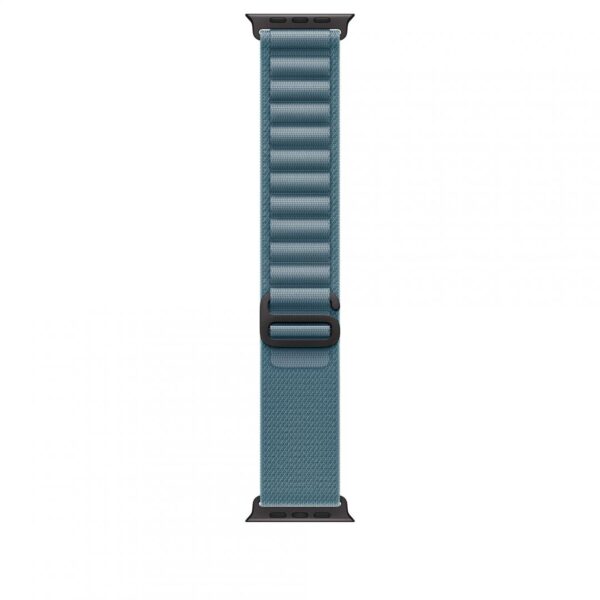 Apple Watch 49mm Light Blue Alpine Loop – Large – Black Titanium