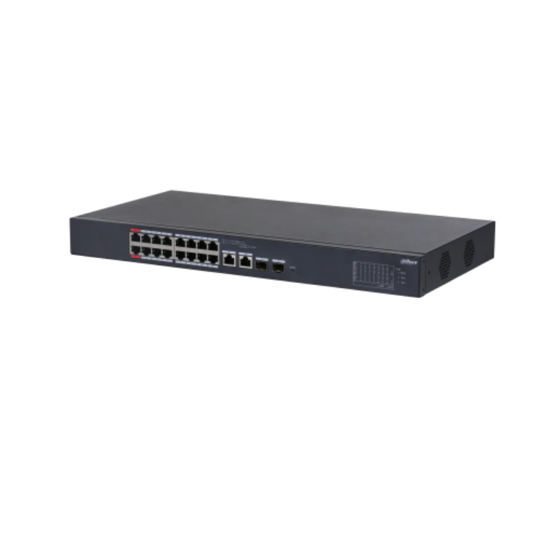 Dahua PoE Cloud Managed Desktop Layer 2 Switch, 18 Ports,