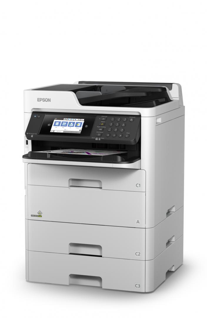 "Multifunctional inkjet color RIPS WorkForce Pro WF-C579RD2TWF, dimensiune A4 (Printare,