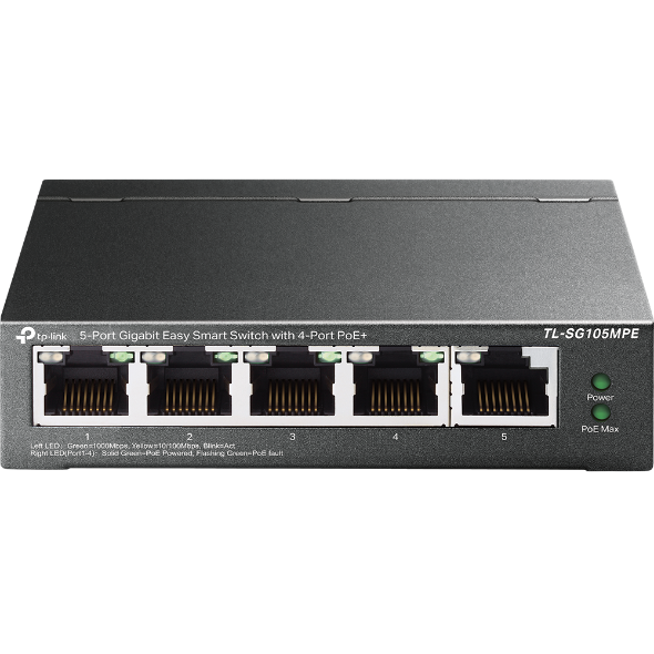 "5-Port Gigabit Easy Smart Switch with 4-Port PoE+ PORT: 4× - imagine 3