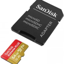 Card de Memorie Microsdxc Sandisk, 64GB, Uhs-I, Class 10, 80MB/s