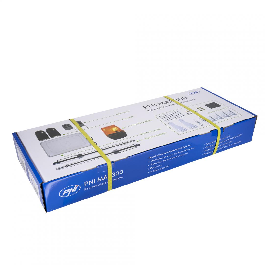 Kit automatizare porti batante PNI MAB300, cu 2 motoare 40W, - imagine 11