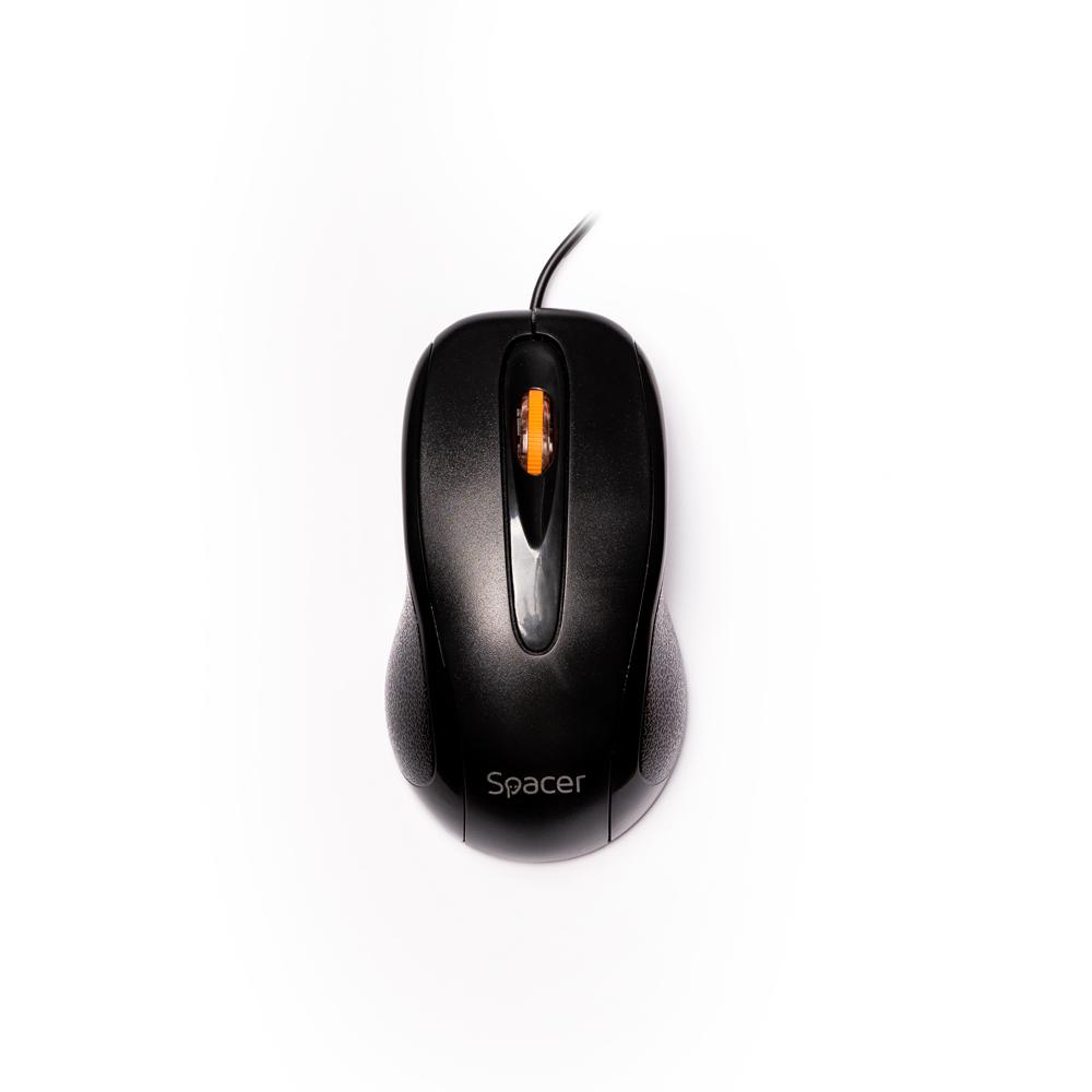 MOUSE Spacer, PC sau NB, cu fir, USB, optic, 1000 - imagine 3