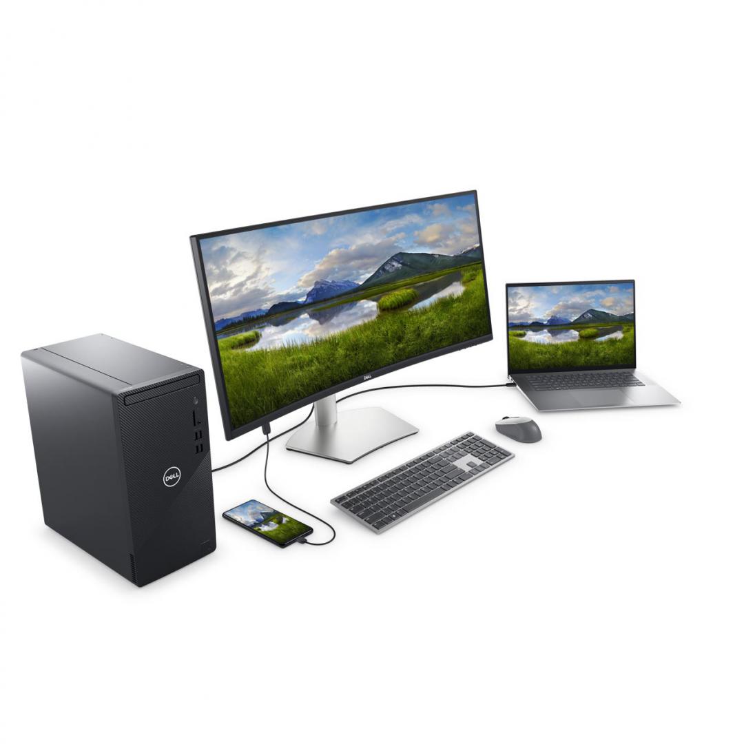 Monitor Dell Curved USB-C 34'', 3440 x 1440, TFT LCD, - imagine 10