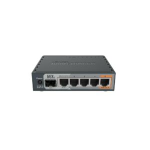 Mikrotik 5-Port Gigabt Ethernet Router, RB760iGS, 5* 10/100/1000Ethernetports, CPU nominal
