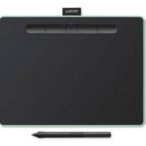 Tableta grafica Intuos M Black, cu Bluetooth, dimensiune 264x200x8.8mm, suprafata