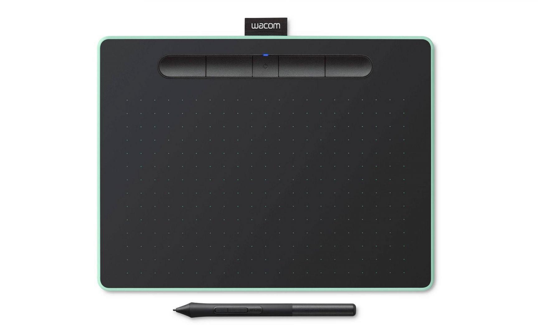 Tableta grafica Intuos M Black, cu Bluetooth, dimensiune 264x200x8.8mm, suprafata