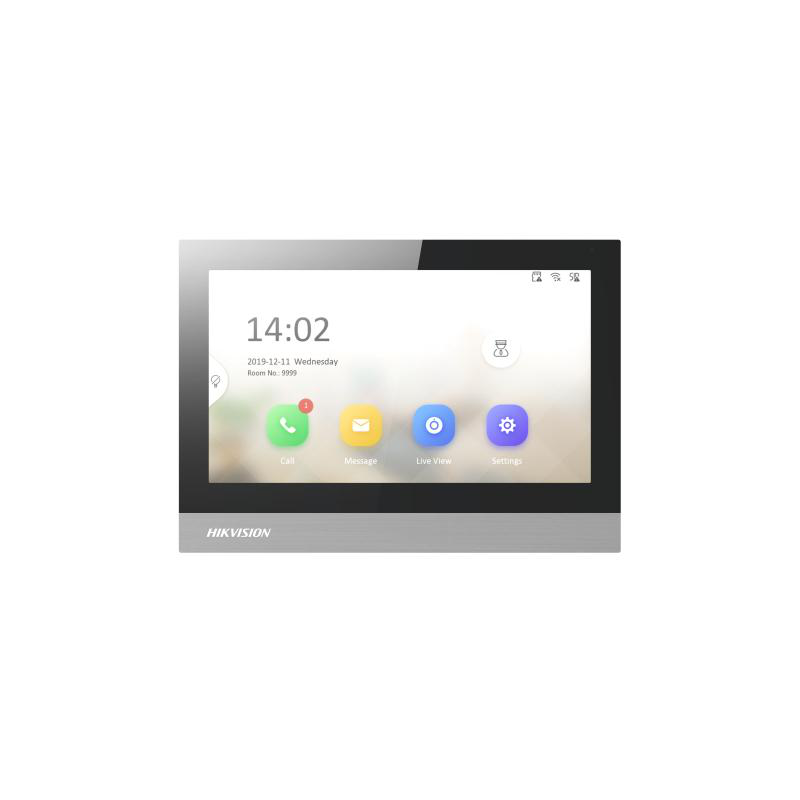 Monitor videointerfon WIFI 7" Hikvision DS-KH8350-WTE1/EU; ecran colorful TFT 7",
