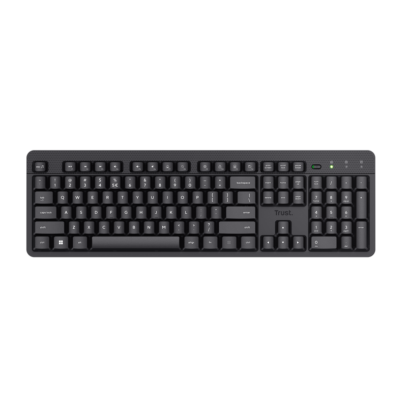 Tastatura Trust Ody II Wireless, negru