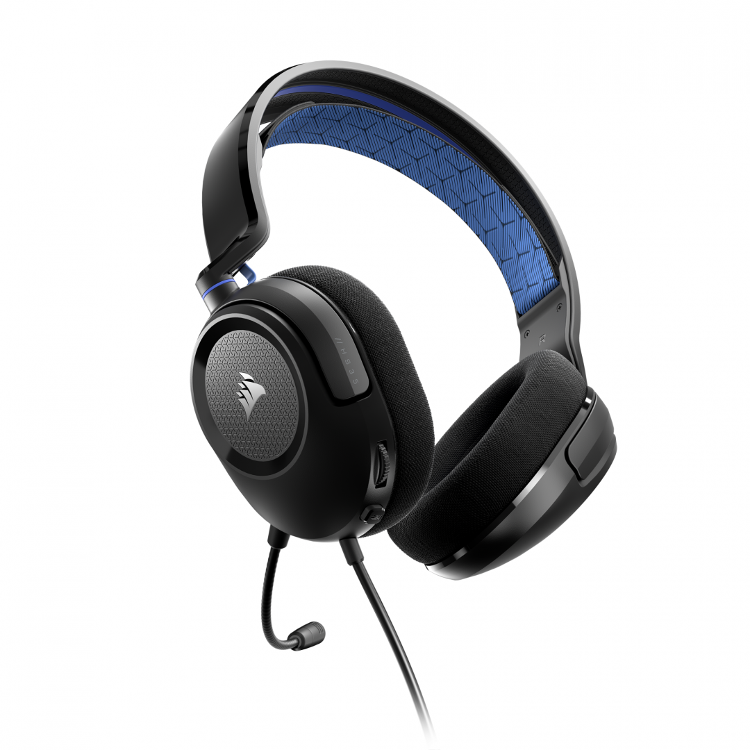 Casti Gaming CORSAIR HS35 V2 ALBASTRU - imagine 3