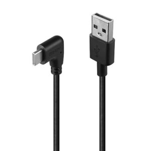 Cablu Lindy USB C 2 90°, lungime 1m, putere maxima