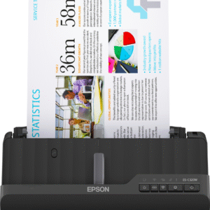 EPSON ES-C320W A4 Compact wi-fi Sheetfed Scanner, Rezolutie optica: 600