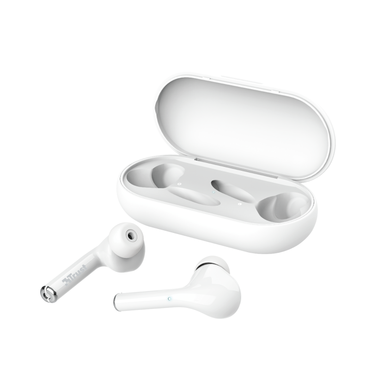 Casti Trust Nika Touch Stylish, bluetooth, white - imagine 4