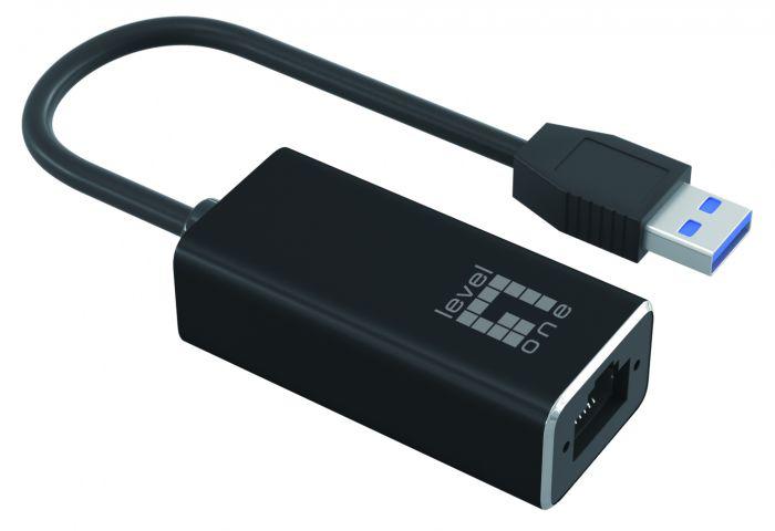 LevelOne USB-0401, Gigabit USB Network Adapter, 23.4 x 16.5 x - imagine 3