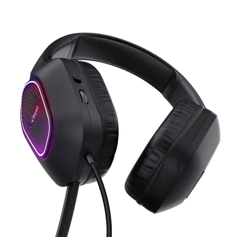 Casti cu Fir Trust LED Gxt 416 Zirox, cu Microfon