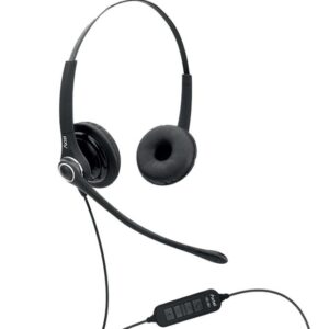 Casti cu microfon Axtel PRO XL duo NC WB, negru
