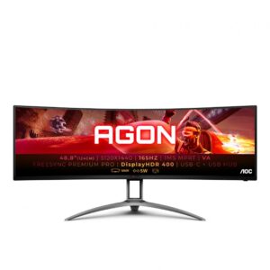 Monitor AOC 48.8" AG493UCX2, Curvature: 1800R, Diagonal (inch): 48.8, Diagonal