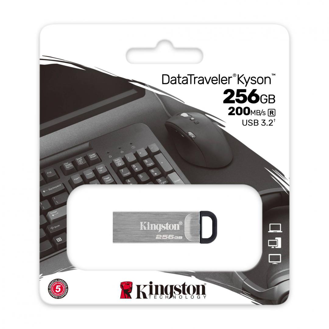 Memorie USB Flash Drive Kingston, DataTraveler Kyson, 256GB, USB 3.2 - imagine 4
