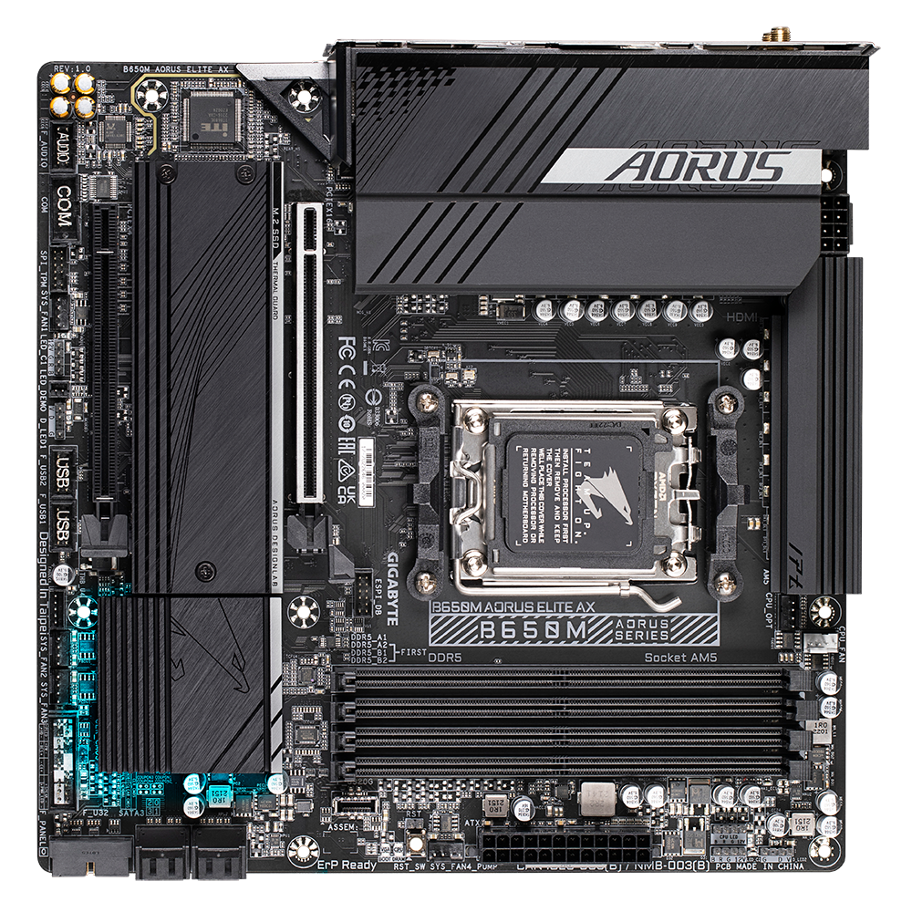 Placa de bază Gigabyte B650M AORUS ELITE AX AM5 - imagine 4