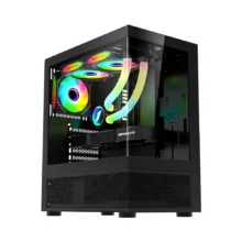 Carcasa 1STPLAYER MI7 - A Mid Tower ARGB NEGRU