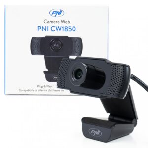 Camera Web PNI CW1850 Full HD 1080P 2MP, USB, clip-on,