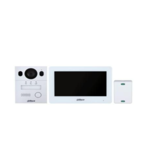 KIT Video Interfon Dahua DHI-KTX01(S; Monitor de interior hibrid Wi-Fi