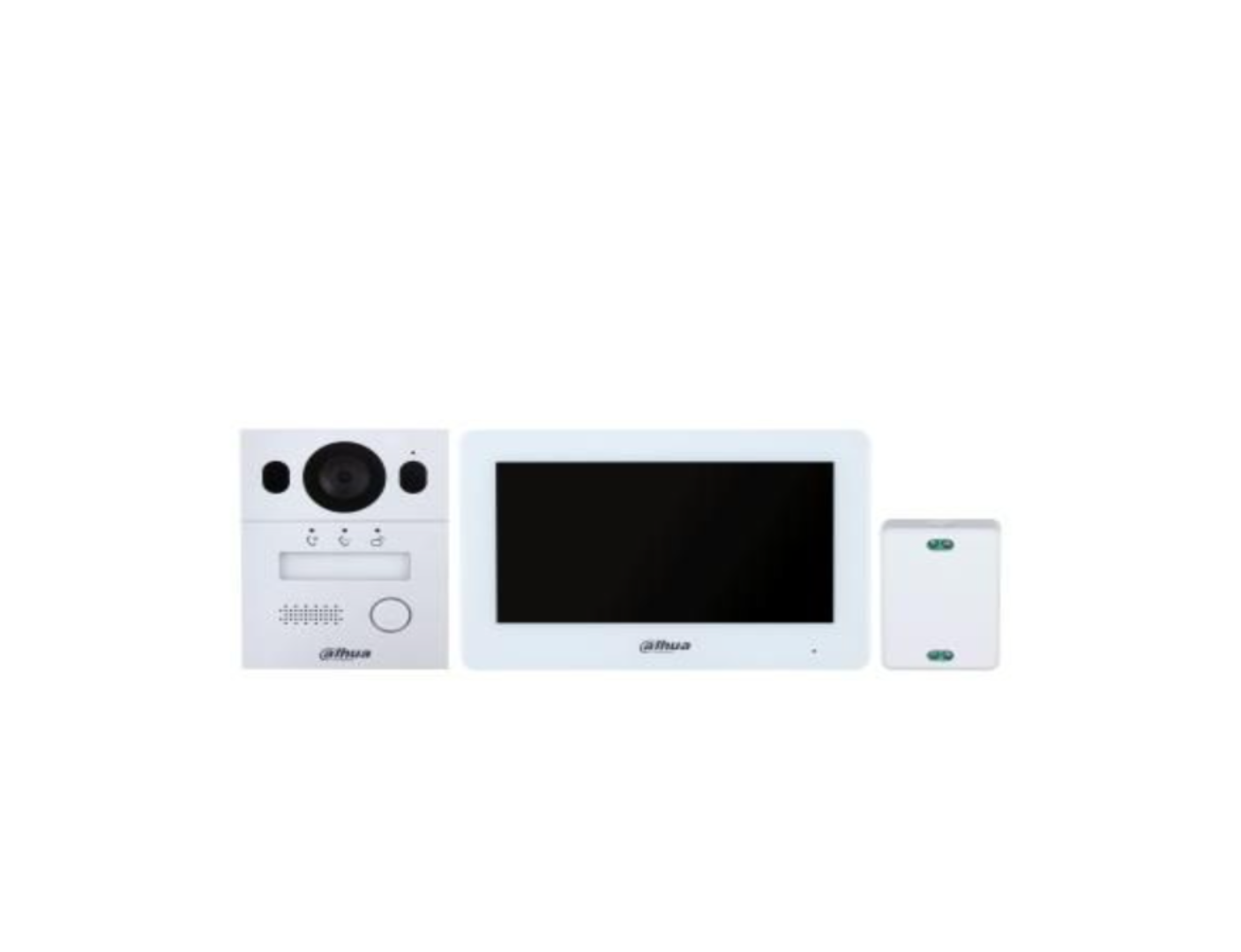 KIT Video Interfon Dahua DHI-KTX01(S; Monitor de interior hibrid Wi-Fi